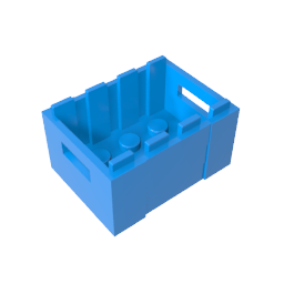 Caja / cajón con asideros-MyGobricksEs