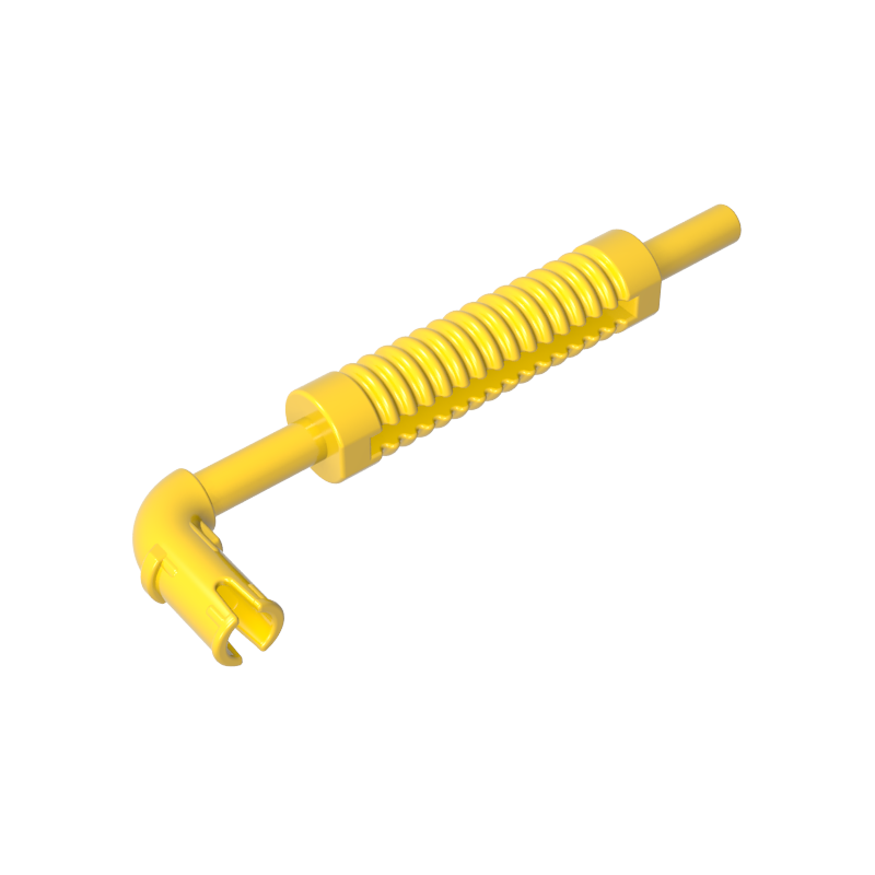 Tubo de escape con pasador Technic - Extremo plano, orificio redondeado-MyGobricksEs