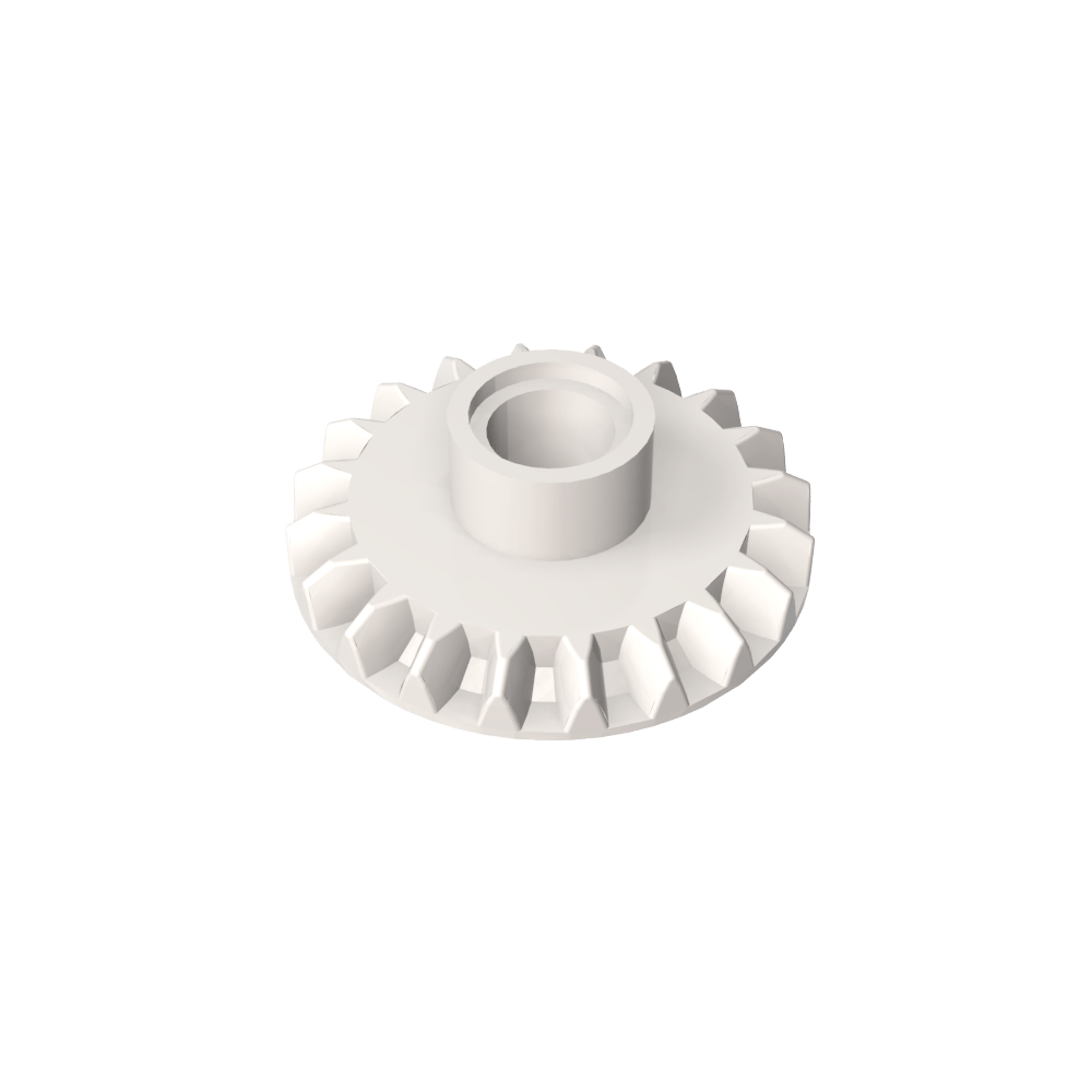 Bisel de 20 dientes con orificio para pasador Technic Gear-MyGobricksEs