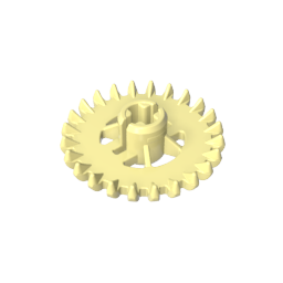 Corona Technic Gear de 24 dientes con refuerzos [Nuevo estilo]-MyGobricksEs