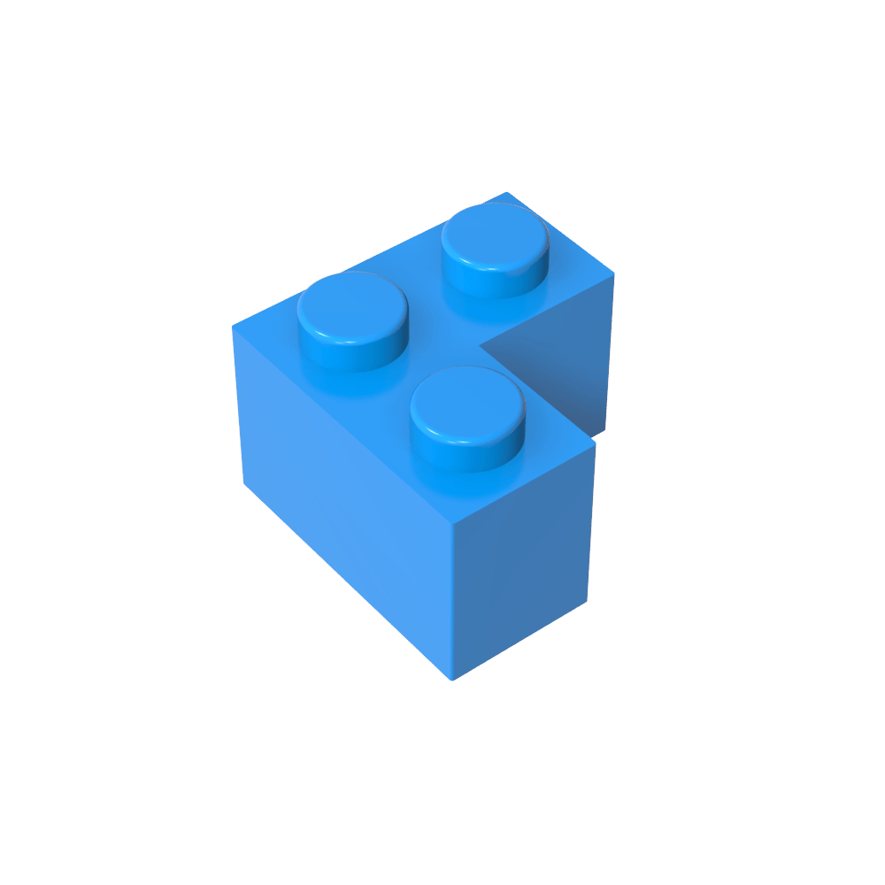 Ladrillo 2 x 2 Esquina-MyGobricksEs