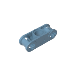 Conector de eje y pasador Technic perpendicular 3L con orificio para pasador central-MyGobricksEs