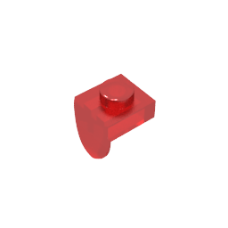 Placa Especial 1 x 1 con Diente Vertical-MyGobricksEs