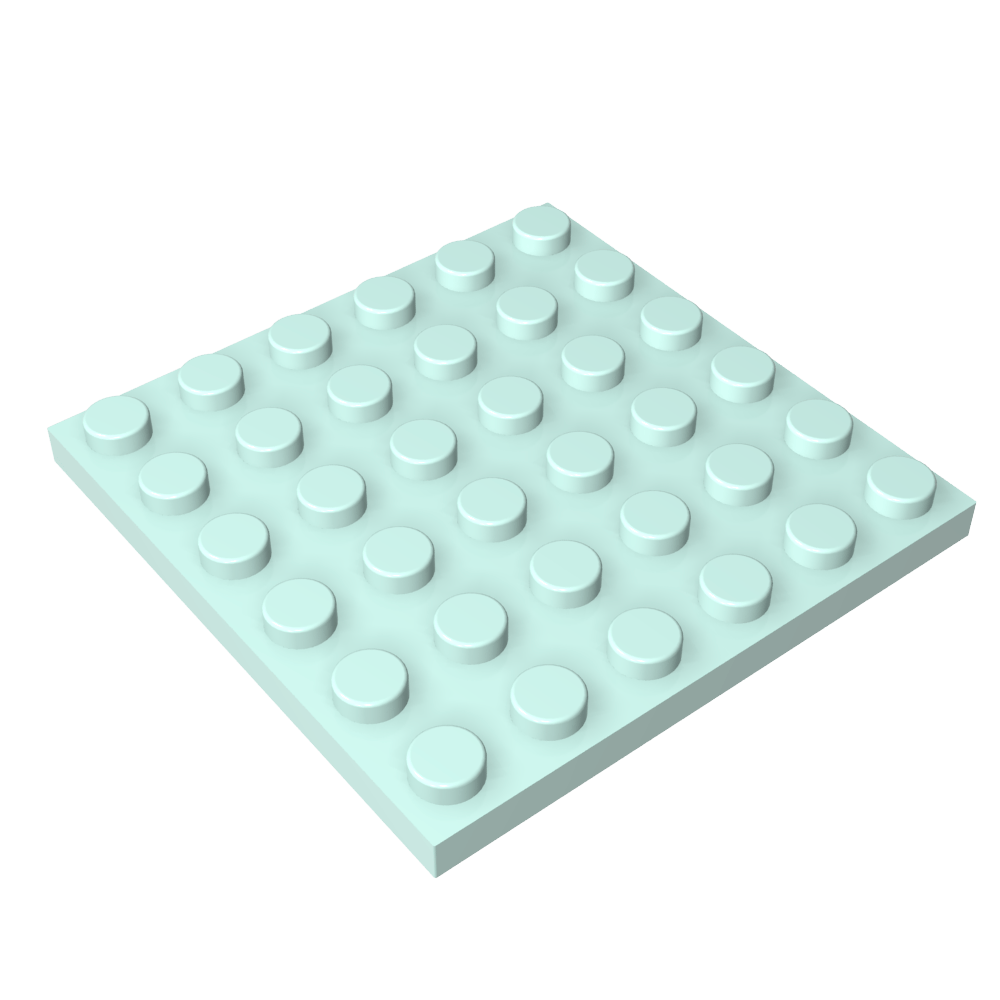 Placa 6 x 6-MyGobricksEs