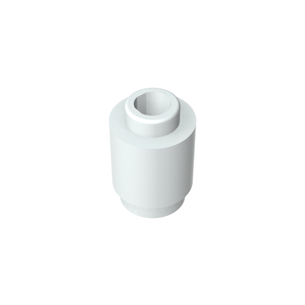 Ladrillo redondo 1 x 1 perno abierto-MyGobricksEs