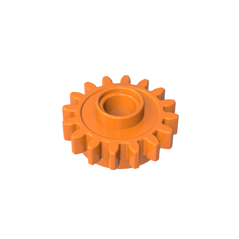 Engranaje Technic de 16 dientes con embrague [Dentado]-MyGobricksEs