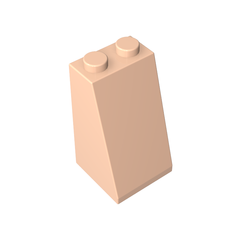 Mampostería de ladrillo con pendiente de 75° 2x2x3