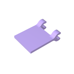 Bandera cuadrada de 2 x 2 [clips delgados]-MyGobricksEs