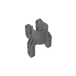 Bloque conector de eje y pasador Technic 4 x 3 x 2 1/2 [Soporte para actuador lineal]-MyGobricksEs