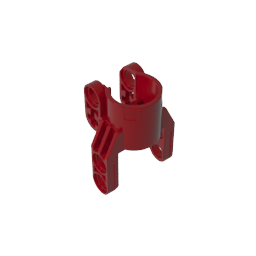 Bloque conector de eje y pasador Technic 4 x 3 x 2 1/2 [Soporte para actuador lineal]-MyGobricksEs