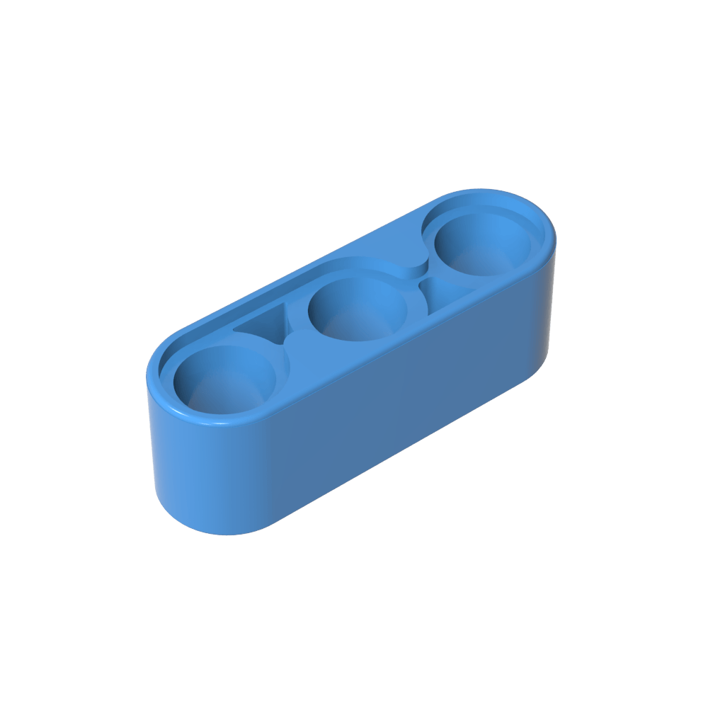 Viga técnica de 1 x 3 de espesor-MyGobricksEs