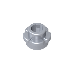 Planta, Flor, Plato Redondo 1 x 1 con 5 Pétalos-MyGobricksEs