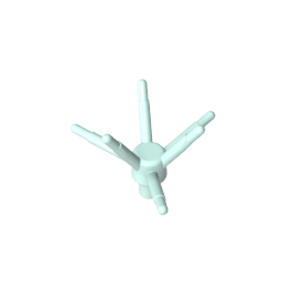 Planta, Tallo de Flor con Barra y 6 Tallos-MyGobricksEs