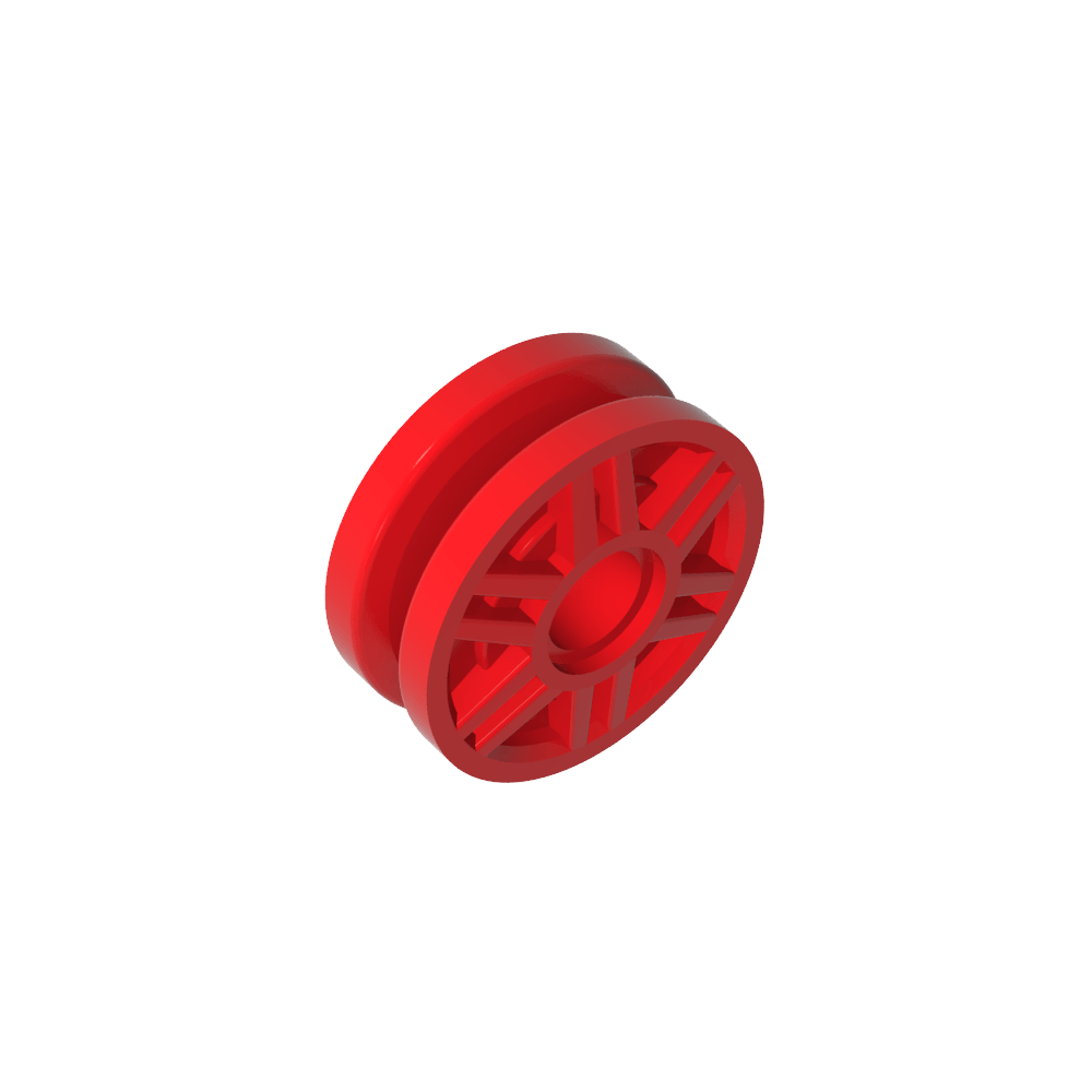 Rueda 18 x 8 con tornillos falsos y radios profundos con anillo interior-MyGobricksEs