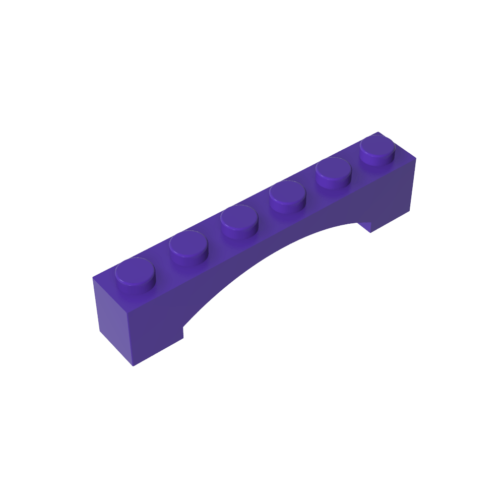 Arco de Ladrillo 1 x 6 Arco Elevado-MyGobricksEs