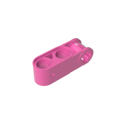Conector de eje y pasador Technic perpendicular 3L con 2 orificios para pasadores-MyGobricksEs