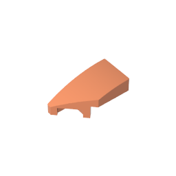 Pendiente curva 2 x 1 con muesca para perno a la izquierda-MyGobricksEs