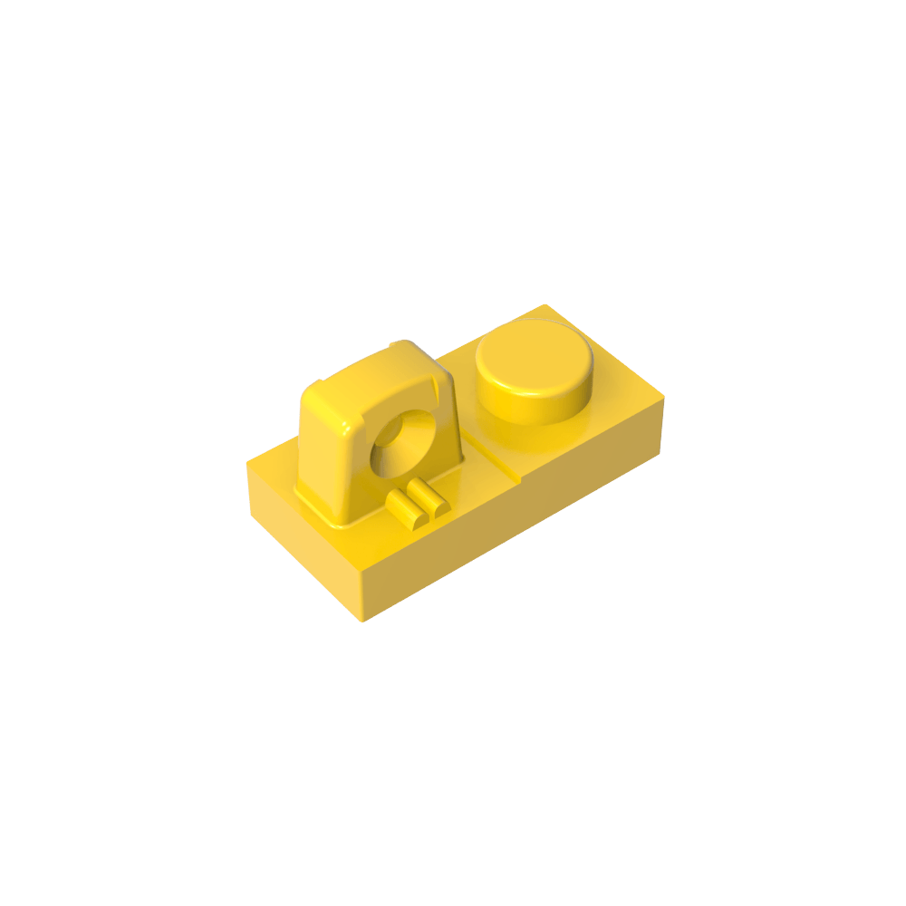 Placa de bisagra 1 x 2 con bloqueo con 1 dedo en la parte superior-MyGobricksEs