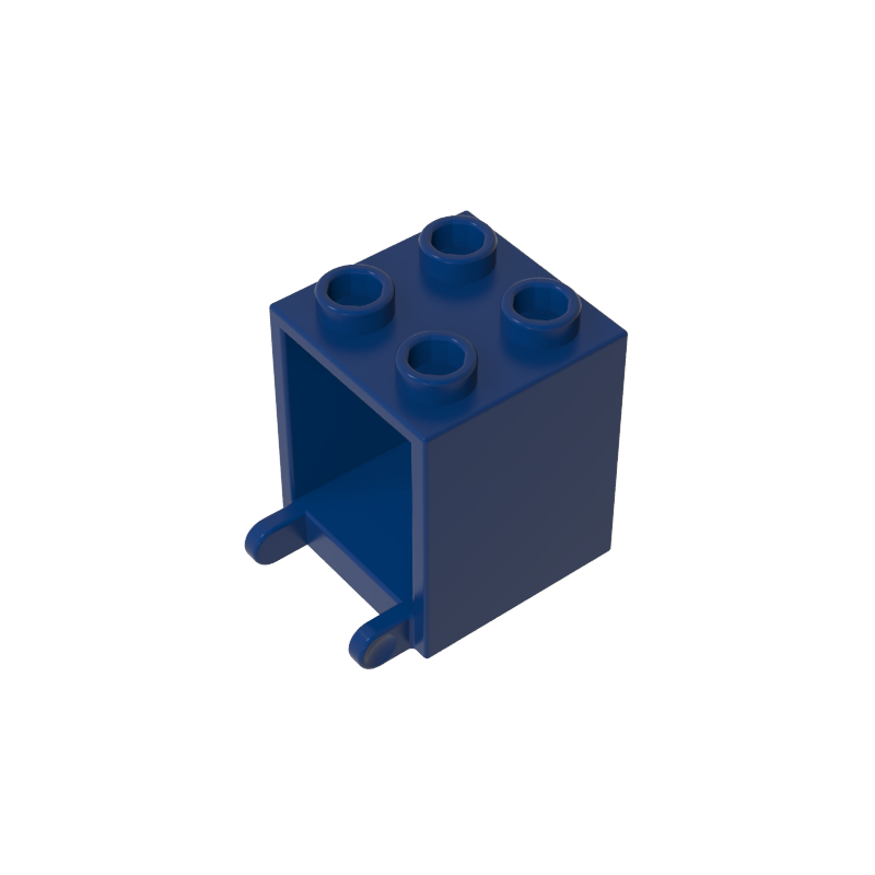 Caja 2 x 2 x 2 [Pernos Huecos]-MyGobricksEs