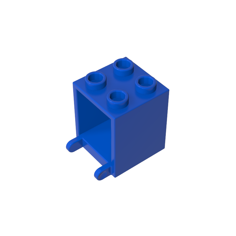 Caja 2 x 2 x 2 [Pernos Huecos]-MyGobricksEs