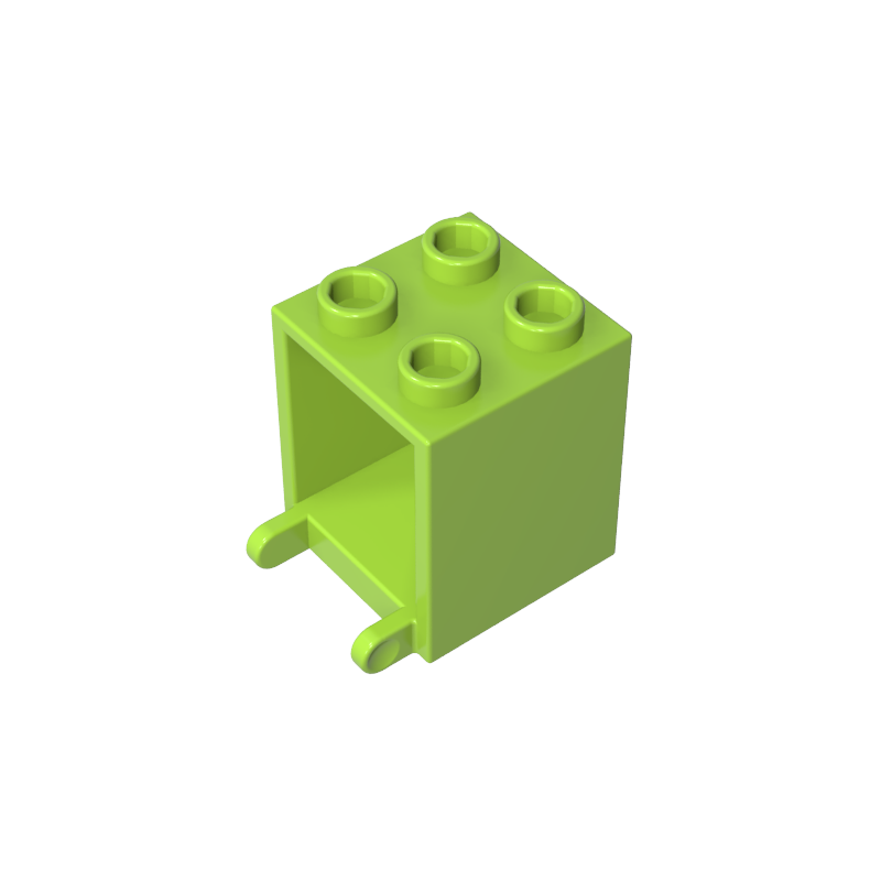 Caja 2 x 2 x 2 [Pernos Huecos]-MyGobricksEs