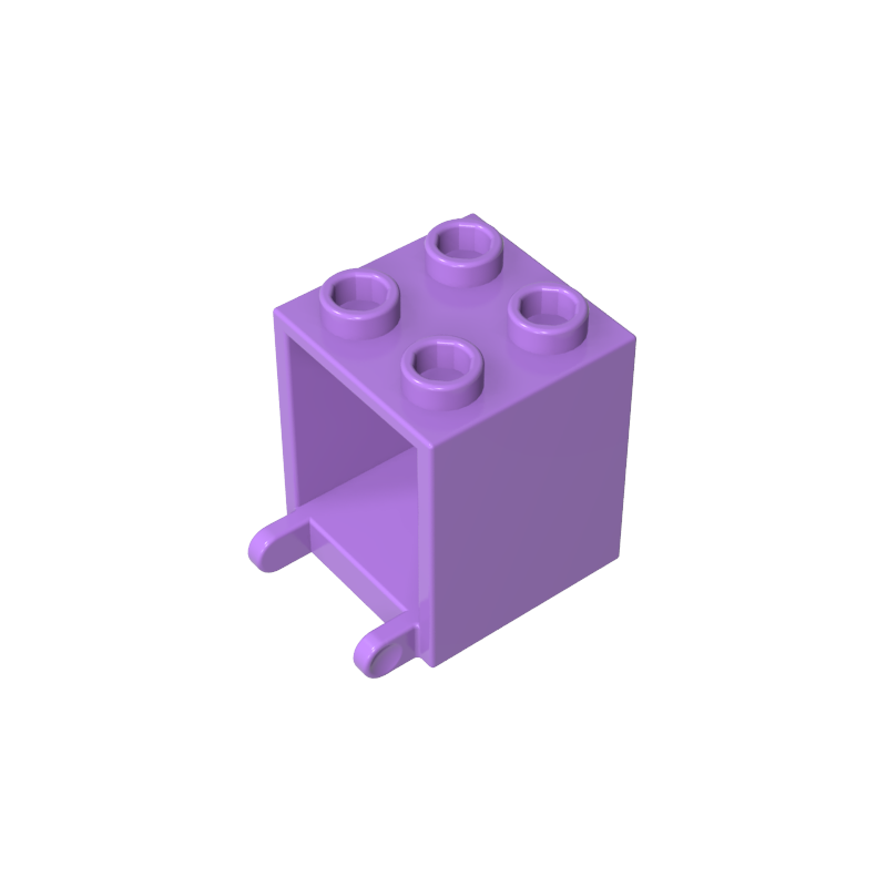 Caja 2 x 2 x 2 [Pernos Huecos]-MyGobricksEs