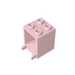 Caja 2 x 2 x 2 [Pernos Huecos]-MyGobricksEs