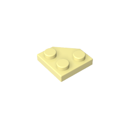 Placa de cuña de 2 x 2 con esquinas cortadas-MyGobricksEs