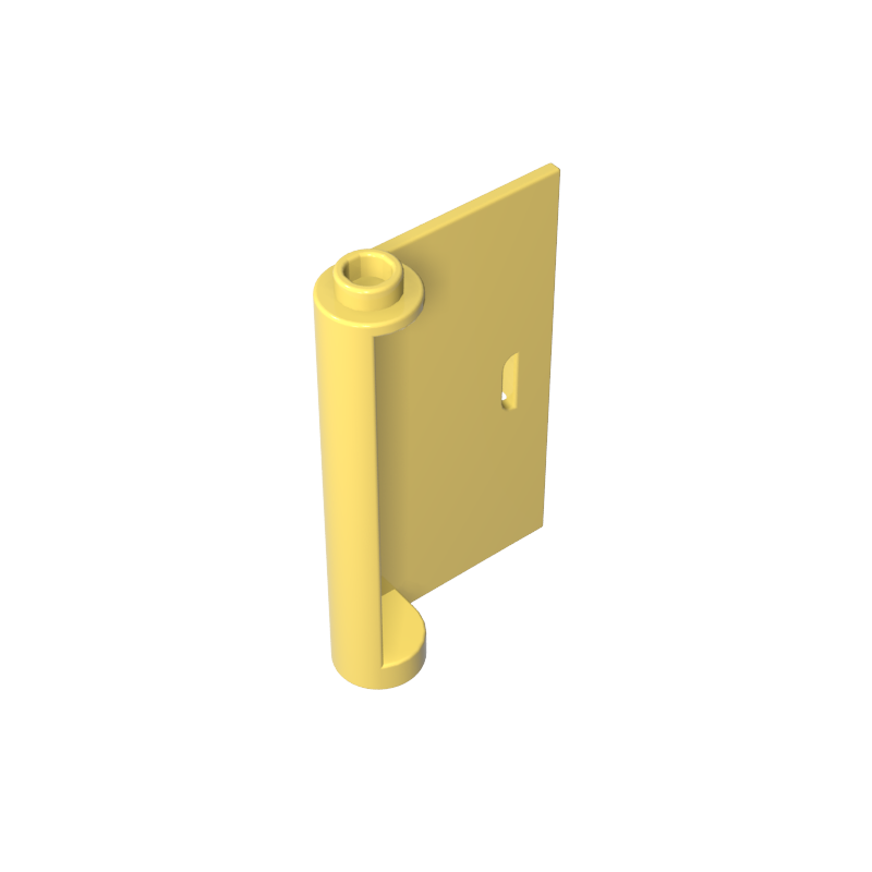 Puerta 1 x 3 x 4 derecha - Apertura entre bisagra superior e inferior-MyGobricksEs