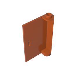 Puerta 1 x 3 x 4 Izquierda con Tirador Fino-MyGobricksEs