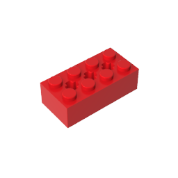 Ladrillo especial 2 x 4 con 3 agujeros para ejes-MyGobricksEs