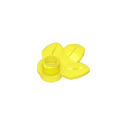 Planta, Plato 1 x 1 Redondo con 3 Hojas-MyGobricksEs