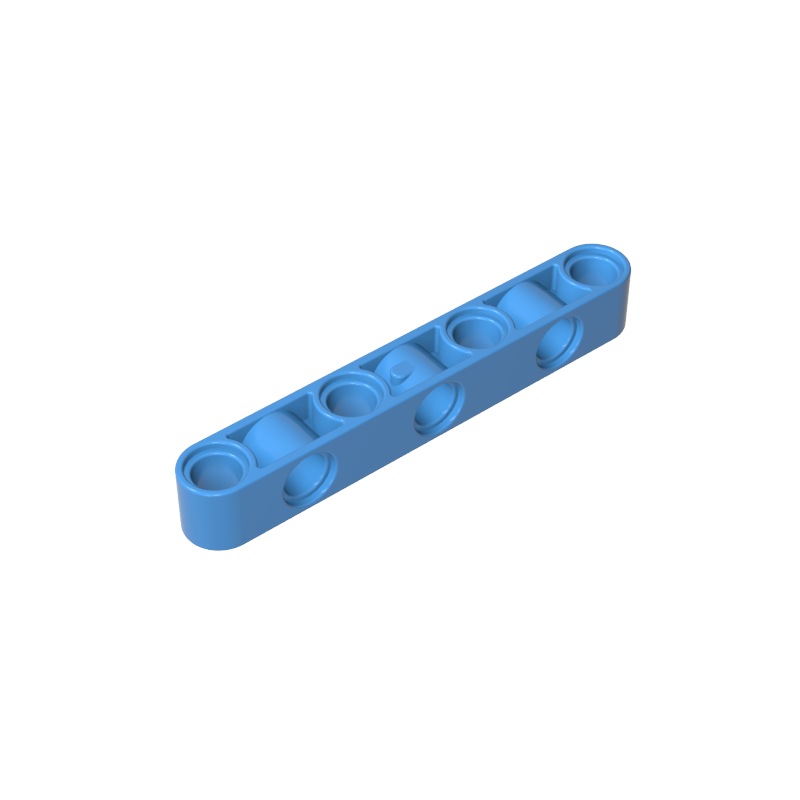 Viga técnica de 1 x 7 de espesor con agujeros alternados-MyGobricksEs