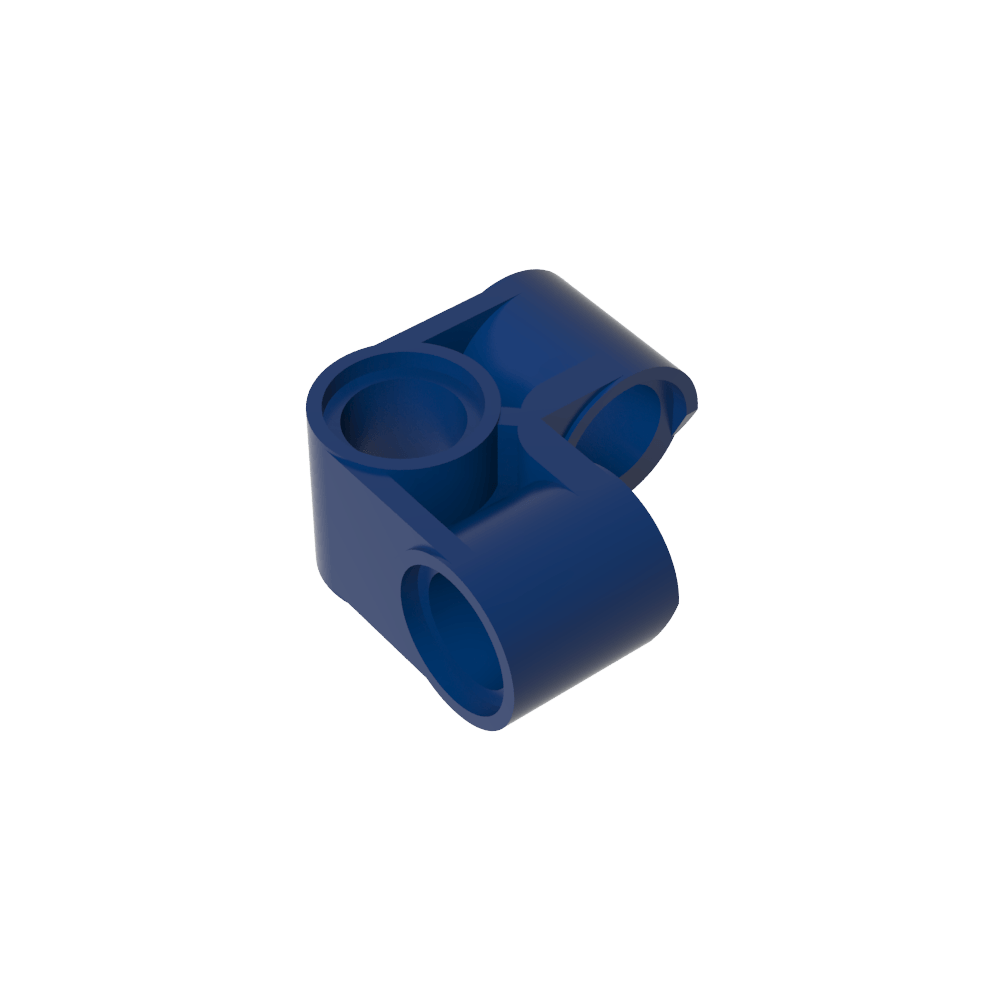Conector de clavija Technic perpendicular 2 x 2 doblado-MyGobricksEs