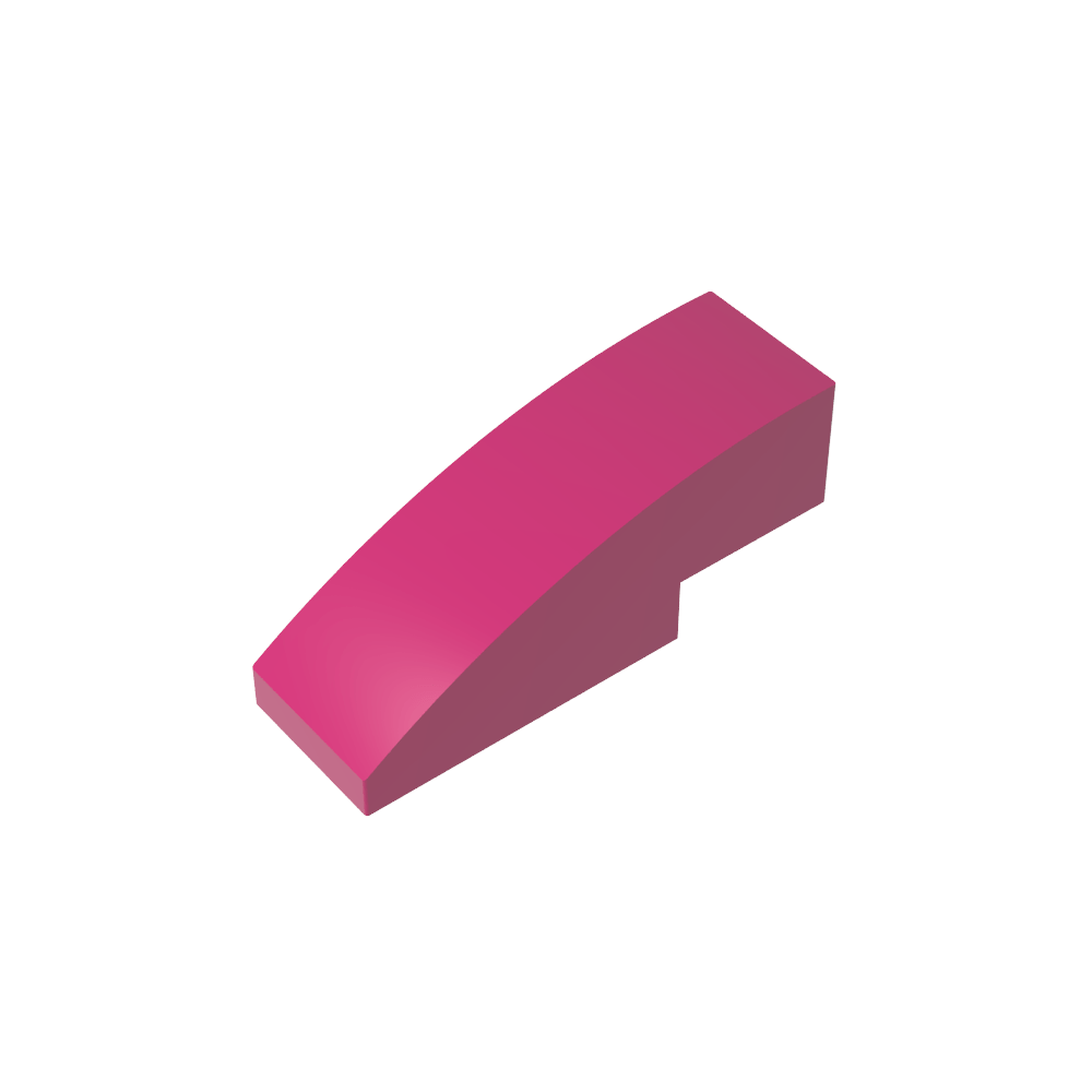 Pendiente curva 3 x 1 sin montantes-MyGobricksEs