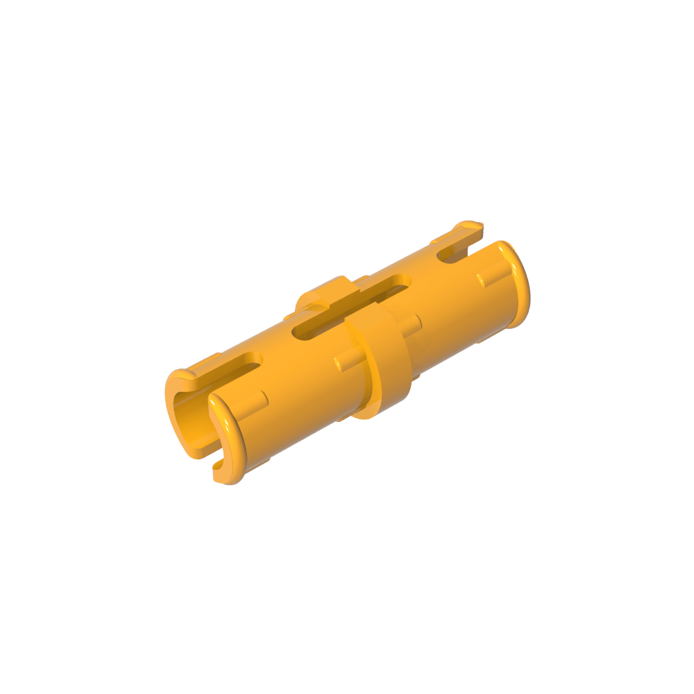 Pasador técnico con crestas de fricción longitudinales y ranuras centrales-MyGobricksEs