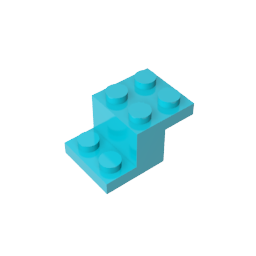 Soporte 3 x 2 x 1 1/3 con pasador inferior-MyGobricksEs