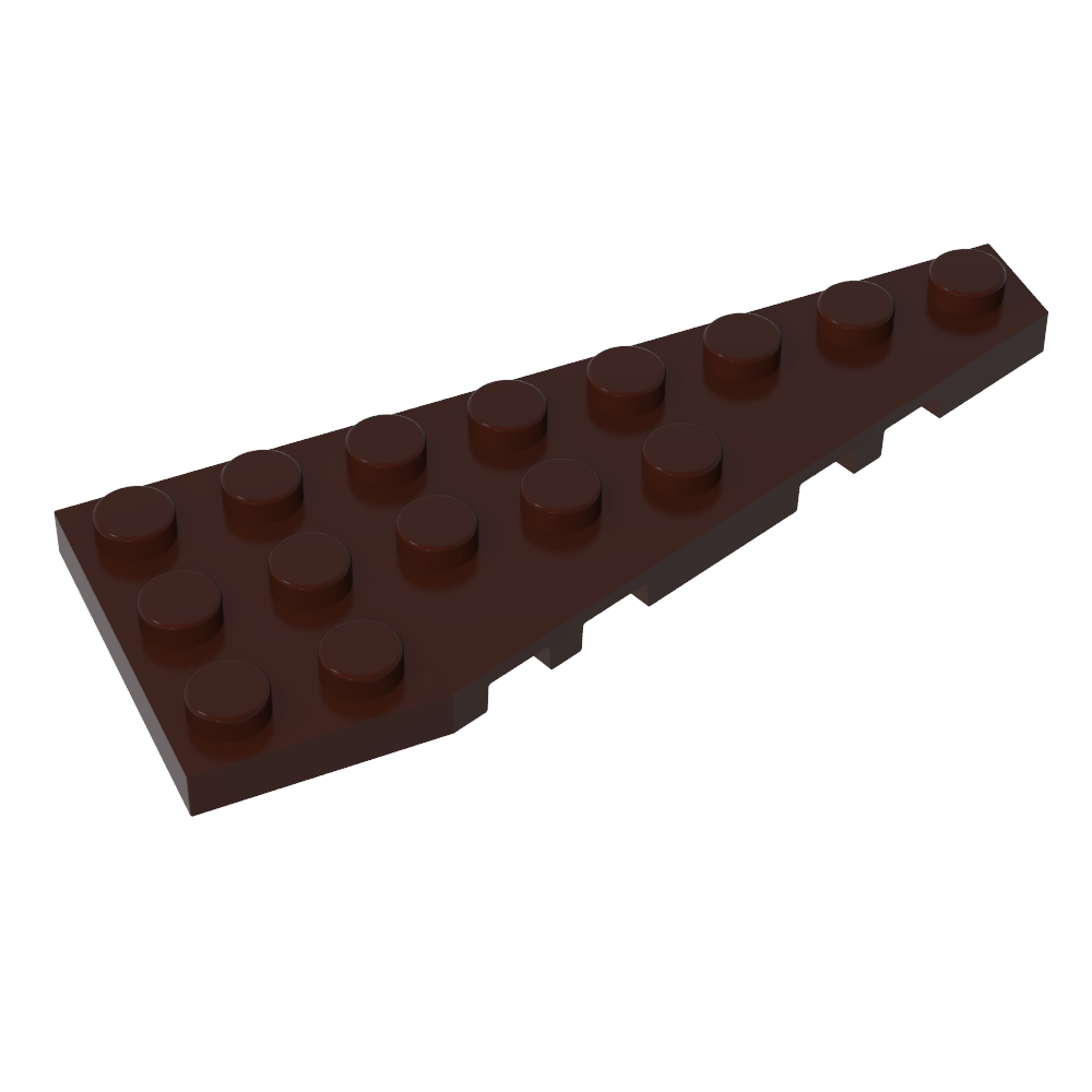 Placa de cuña 8 x 3 derecha-MyGobricksEs