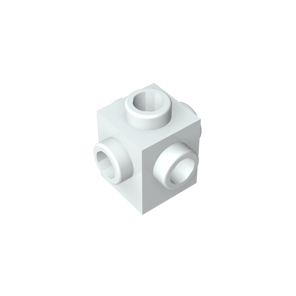 Ladrillo especial 1 x 1 pernos en los 4 lados-MyGobricksEs