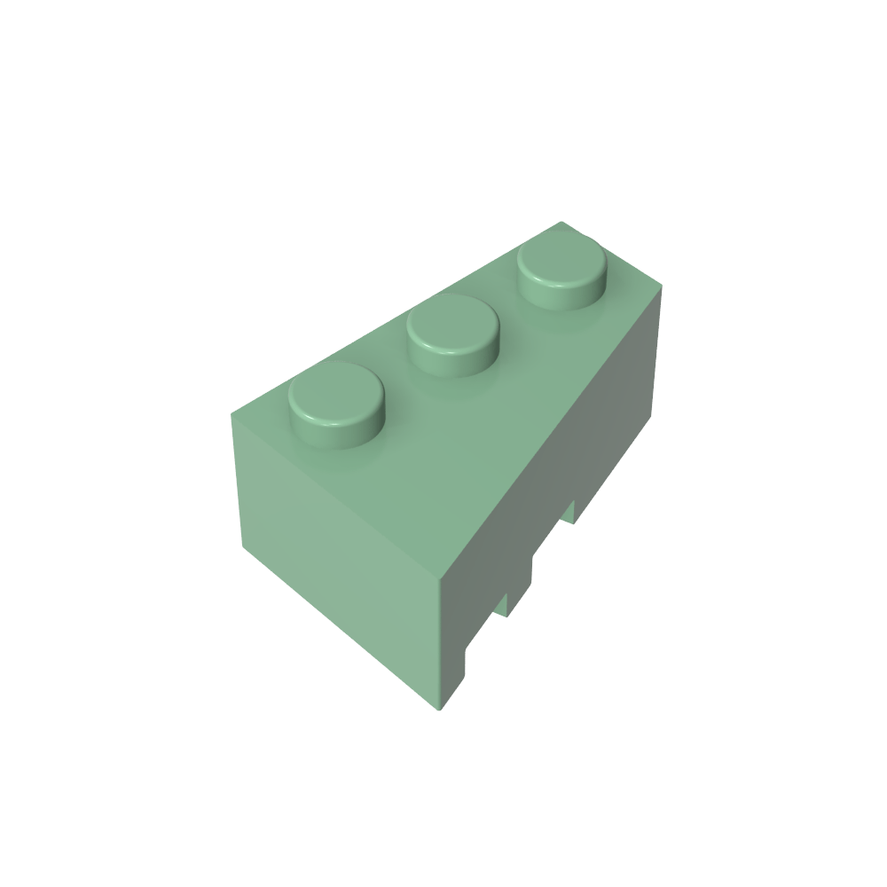 Cuña 3 x 2 Derecha-MyGobricksEs