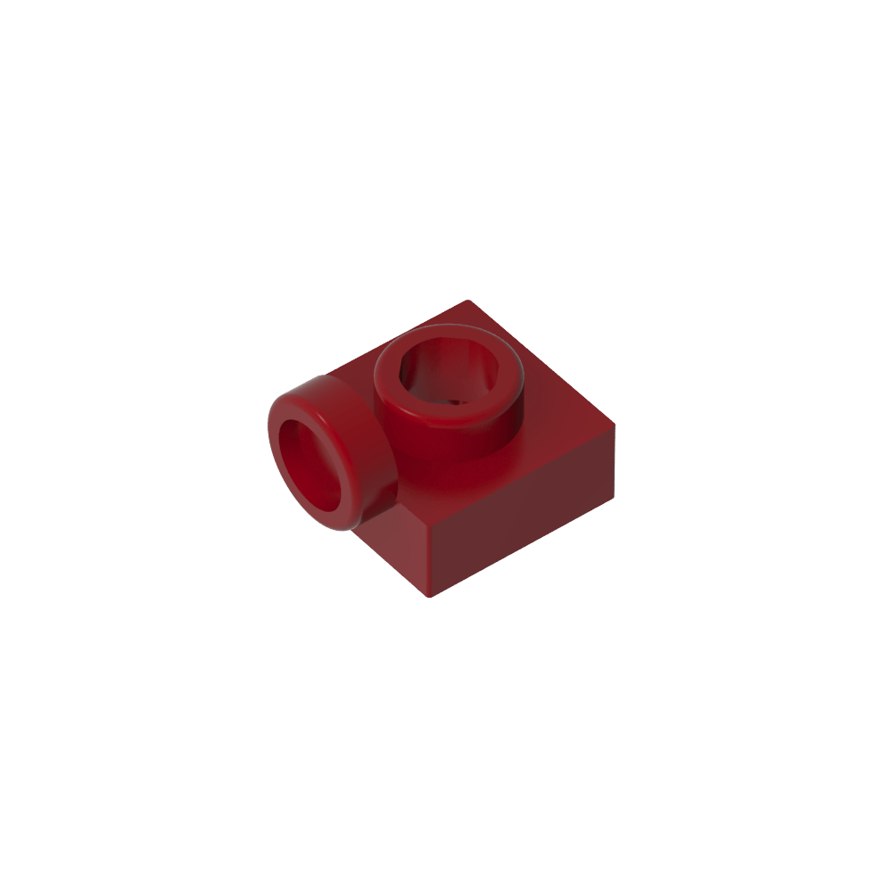 Placa especial 1 x 1 con tacos en el lateral-MyGobricksEs