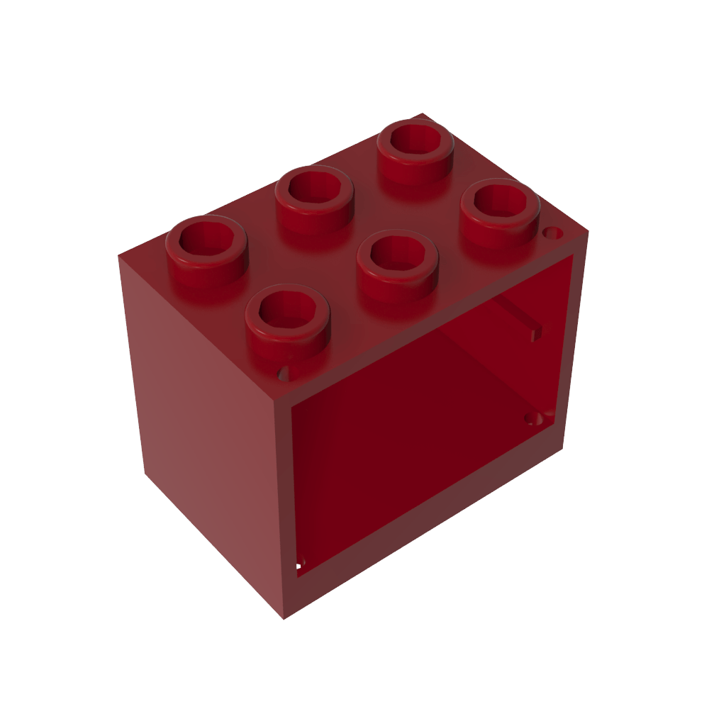 Armario 2 x 3 x 2 con montantes macizos-MyGobricksEs