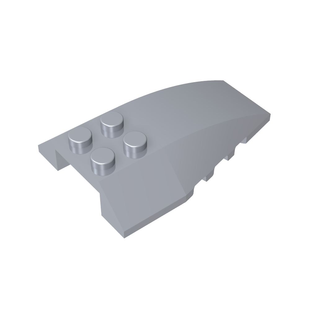 Cuña curva 6 x 4 triple-MyGobricksEs