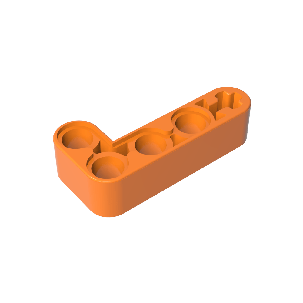Viga técnica 2 x 4 en forma de L gruesa-MyGobricksEs