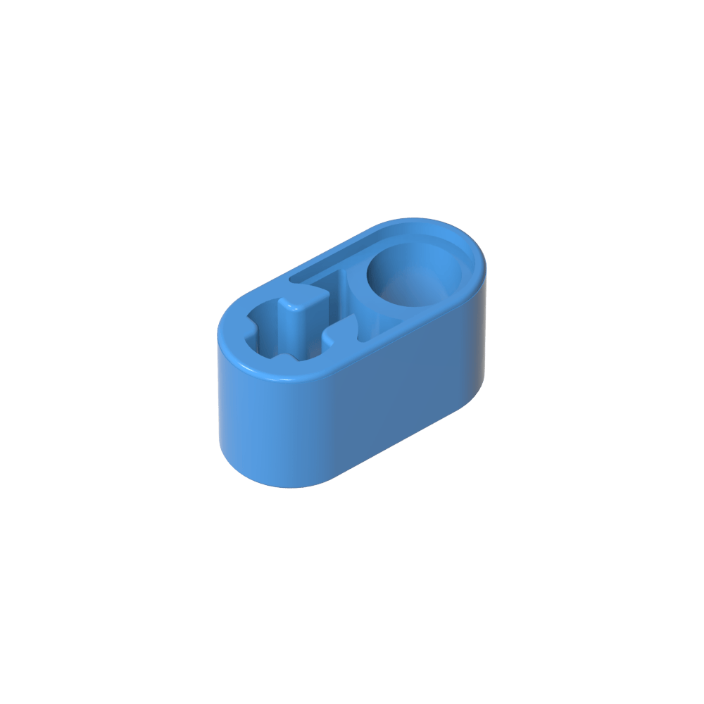 Viga Technic de 1 x 2 de Grosor con Orificio para Pasador y Orificio para Eje-MyGobricksEs