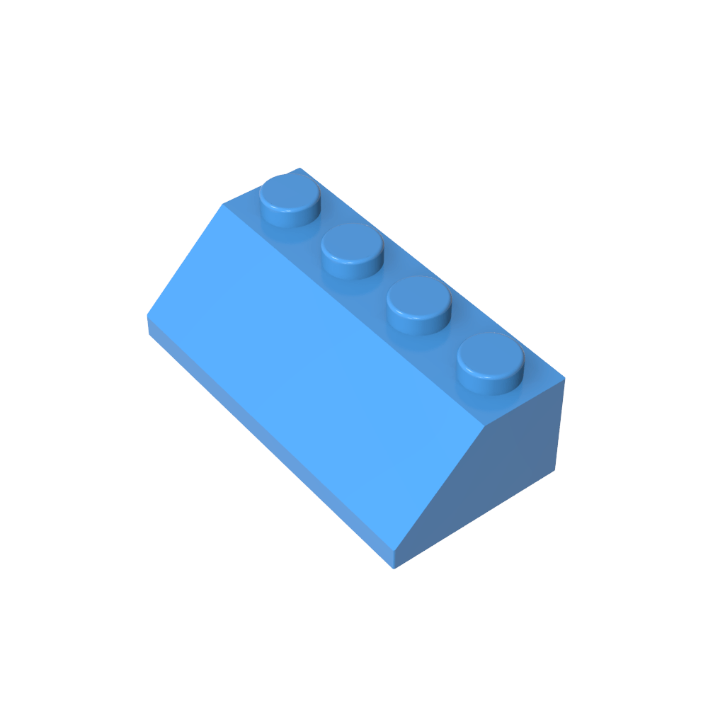 Pendiente 45° 2 x 4-MyGobricksEs
