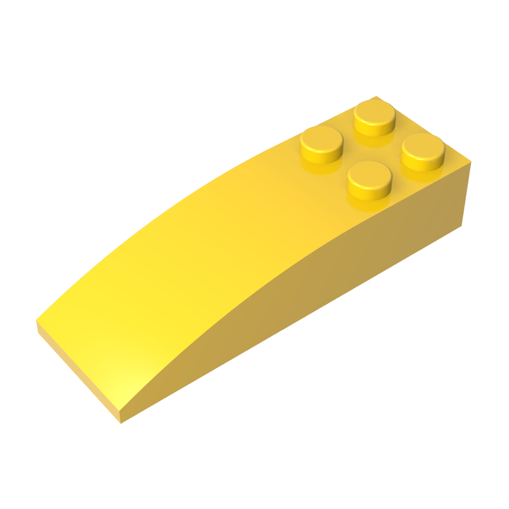 Ladrillo curvo 6 x 2-MyGobricksEs