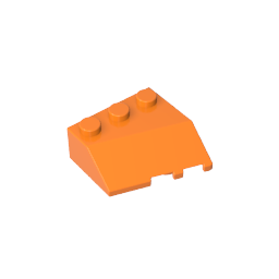 Cuña 3 x 3 inclinada a la izquierda-MyGobricksEs