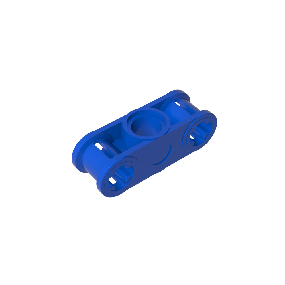 Conector de eje y pasador Technic perpendicular 3L con orificio para pasador central-MyGobricksEs