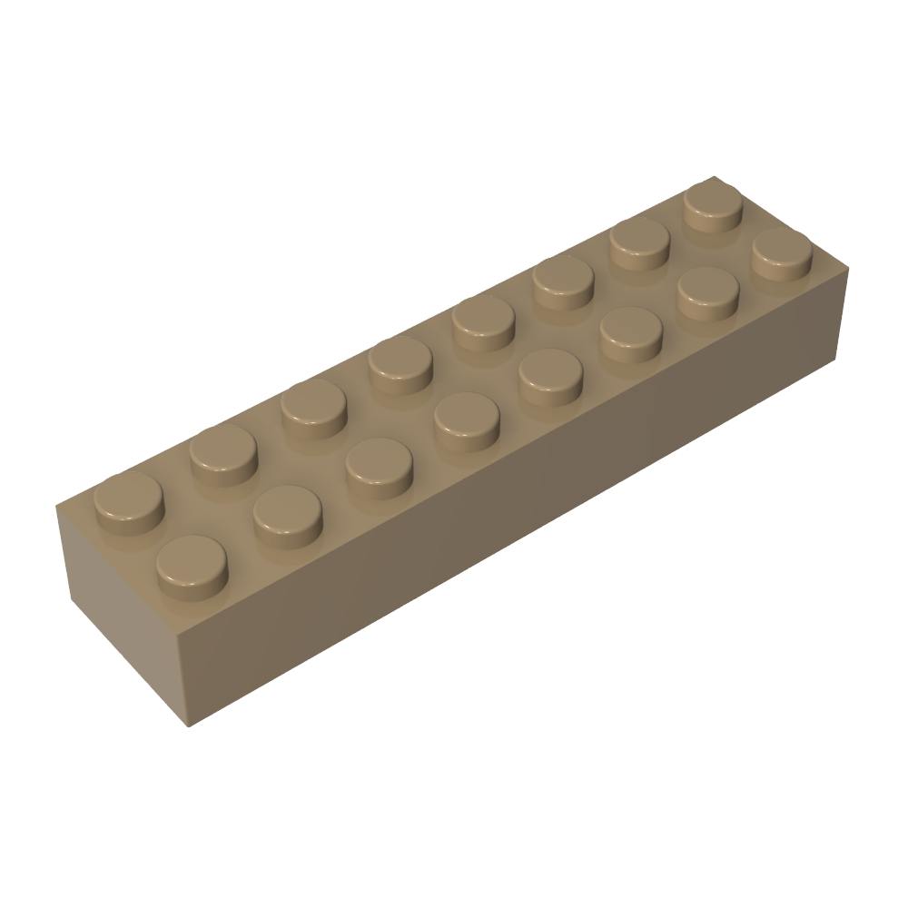 Ladrillo 2 x 8-MyGobricksEs